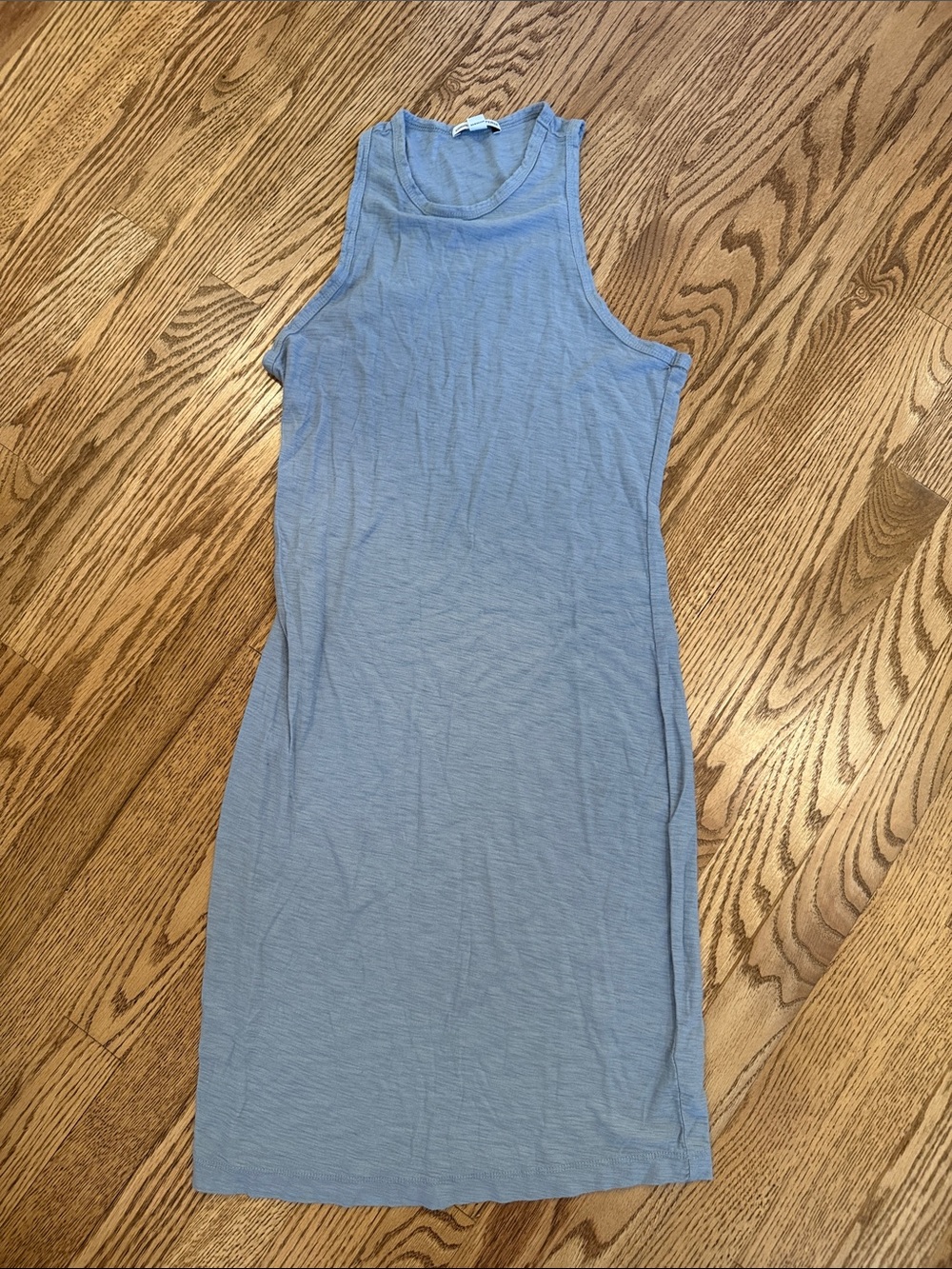 James Perse Pale Blue racer Back Tank Dress